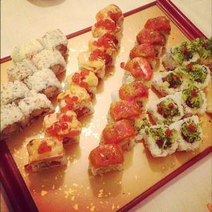  Satisfying that sushi craving.