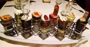 Obligatory before and after picture. The work of 5 girls in 5 minutes.